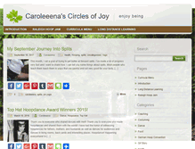 Tablet Screenshot of circlesofjoy.org